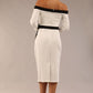 Brittany Off Shoulder Bow detail Pencil Dress 