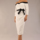 Brittany Off Shoulder Bow detail Pencil Dress 