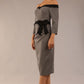 Brittany Off Shoulder Bow detail Pencil Dress 
