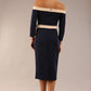 Brittany Off Shoulder Bow detail Pencil Dress 