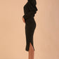 Buffy Long Sleeve Midi Pencil Dress 
