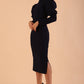 Buffy Long Sleeve Midi Pencil Dress 