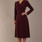 Calvert Sparkle Wrap V-Neck Dress 