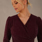 Calvert Sparkle Wrap V-Neck Dress 