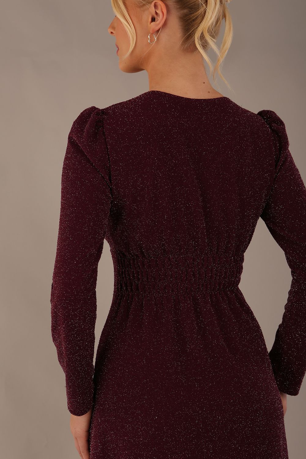 Calvert Sparkle Wrap V-Neck Dress – Diva Catwalk, image 7