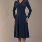 Calvert Sparkle Wrap V-Neck Dress 