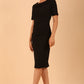 Camille Marvel Short Sleeve Pencil Dress 