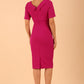 Camille Marvel Short Sleeve Pencil Dress 