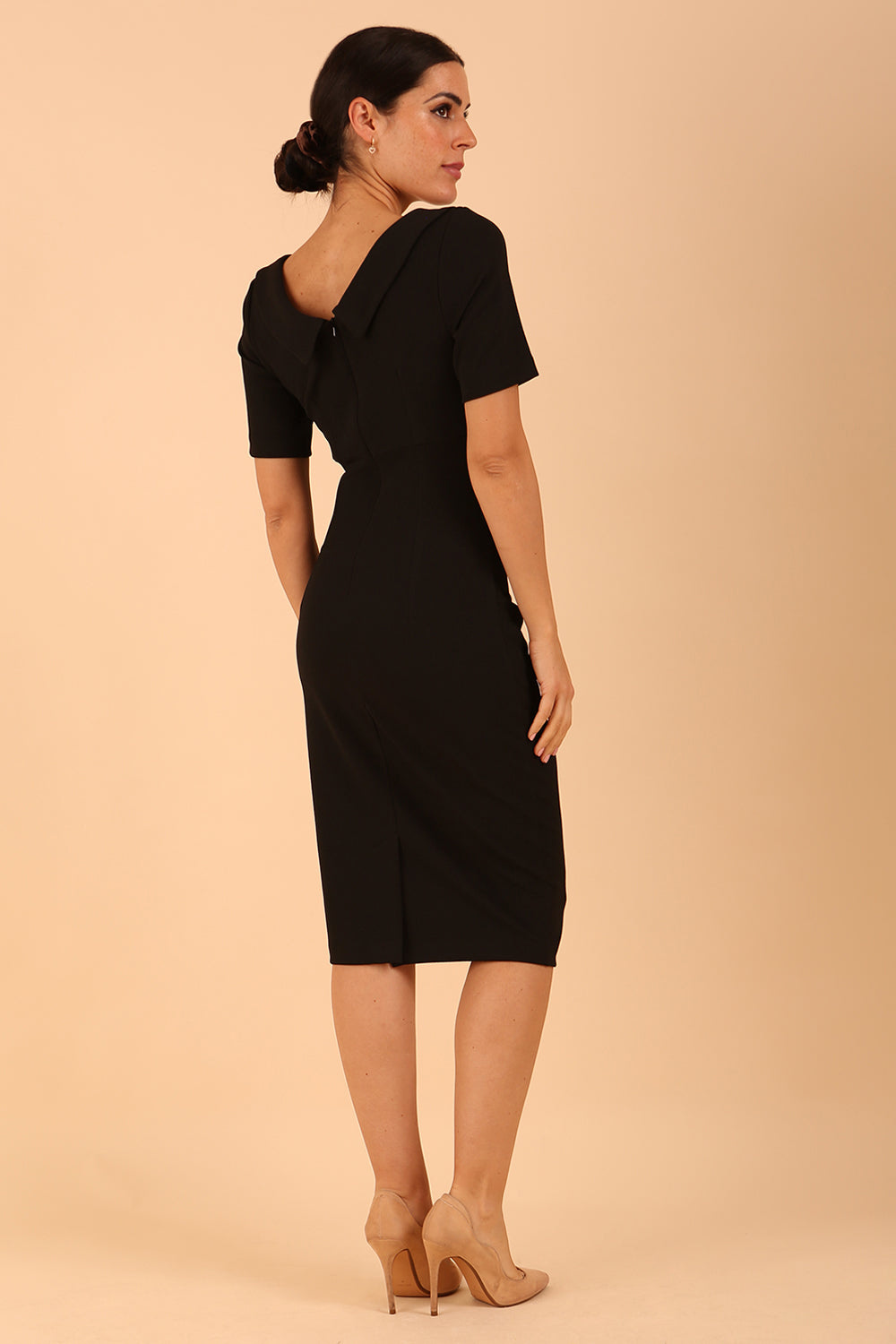 Camille Marvel Short Sleeve Pencil Dress – Diva Catwalk, image 8
