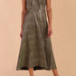 Capri A-Line Midaxi Glitter Dress 