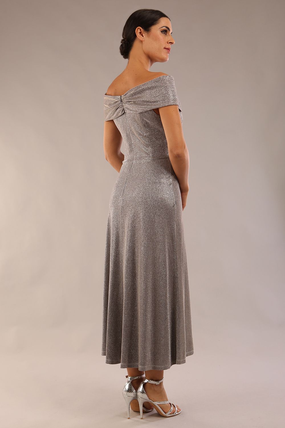 Capri A-Line Midaxi Glitter Dress – Diva Catwalk, image 6