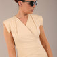 Caprice Cap Sleeved Pencil Dress 