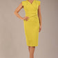 Caprice Cap Sleeved Pencil Dress 