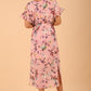 Carella Midi Navy Print Dress 
