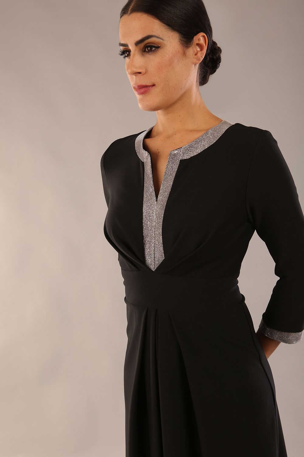 Carolyn A-line Midi Length Dress – Diva Catwalk, image 3
