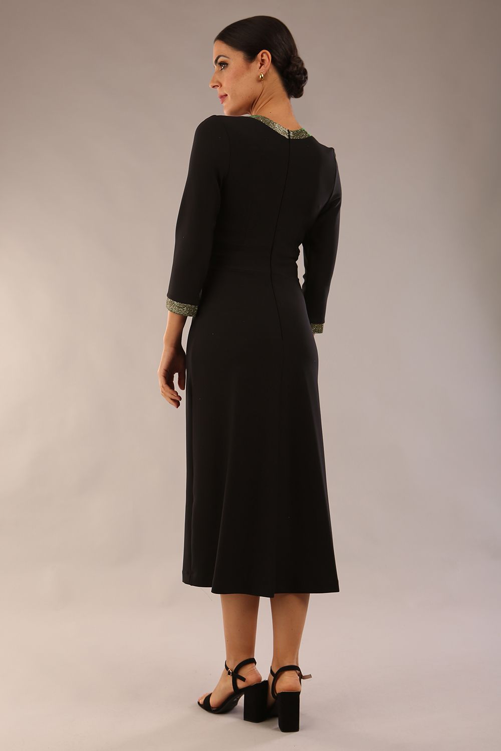 Carolyn A-line Midi Length Dress – Diva Catwalk, image 6