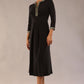 Carolyn A-line Midi Length Dress 