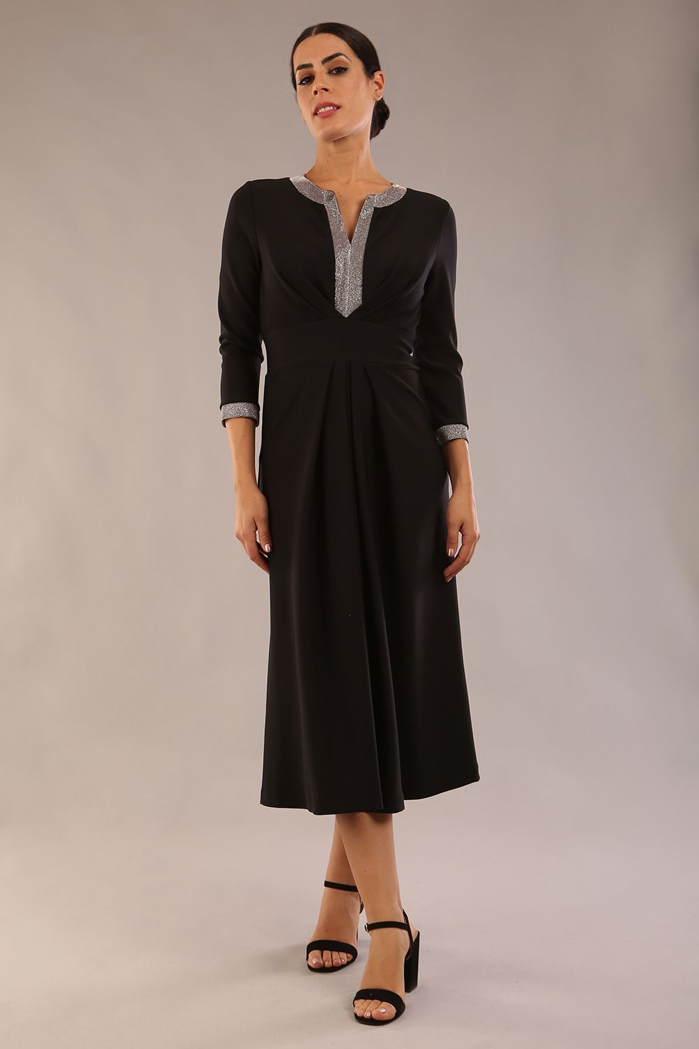 Carolyn A-line Midi Length Dress – Diva Catwalk, image 4