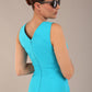 Carrie Sleeveless Pencil Wiggle Dress 