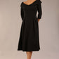 Chesterton 3/4 Sleeve A-Line Dress 