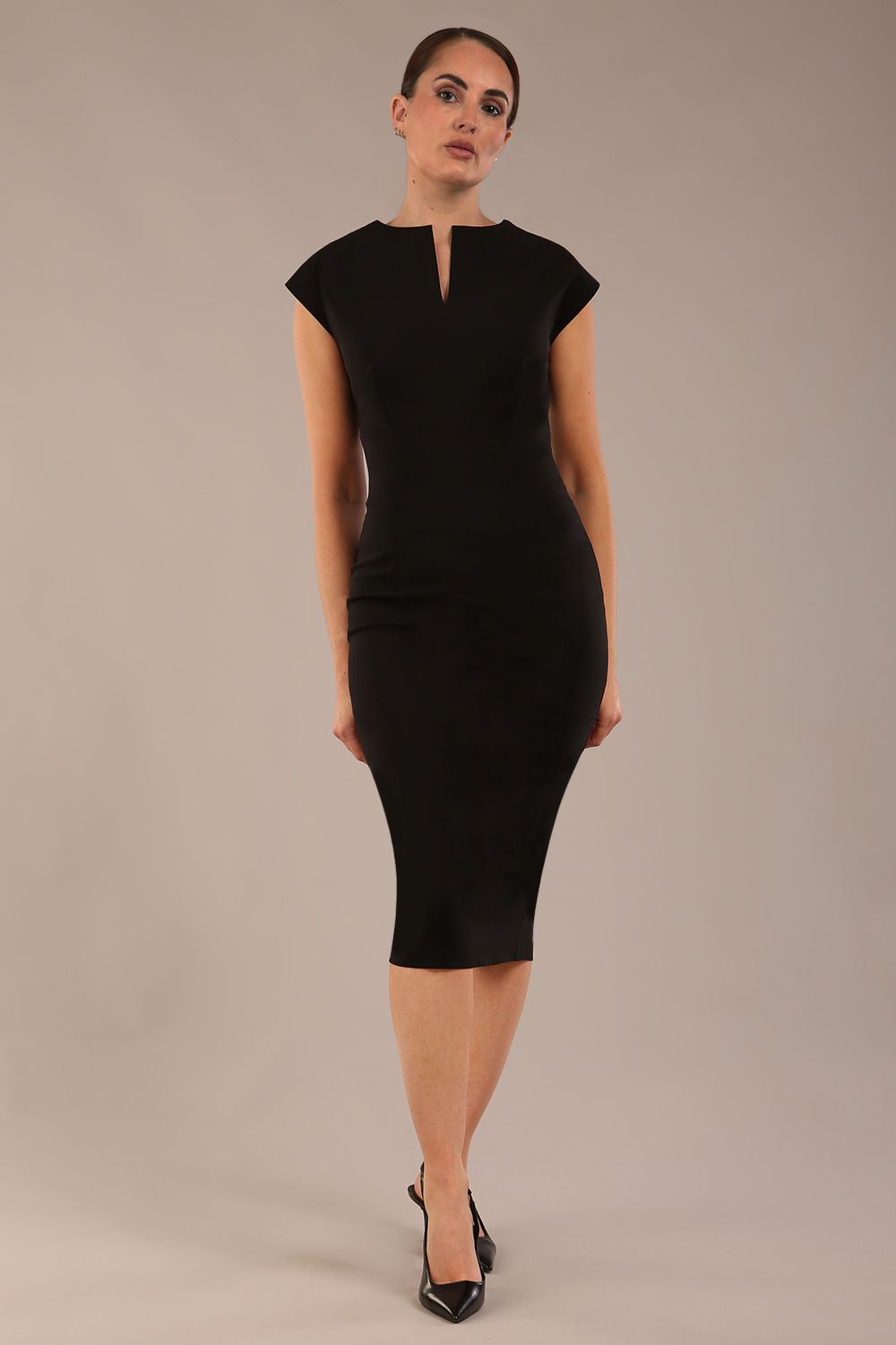 Claire Cap Sleeve Pencil Dress – Diva Catwalk, image 19