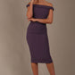 Cloud Off Shoulder Pencil Dress 