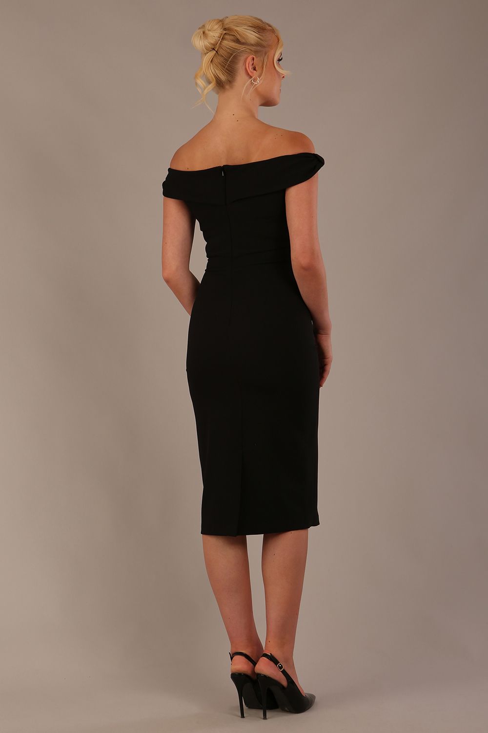Cloud Off Shoulder Pencil Dress – Diva Catwalk, image 6