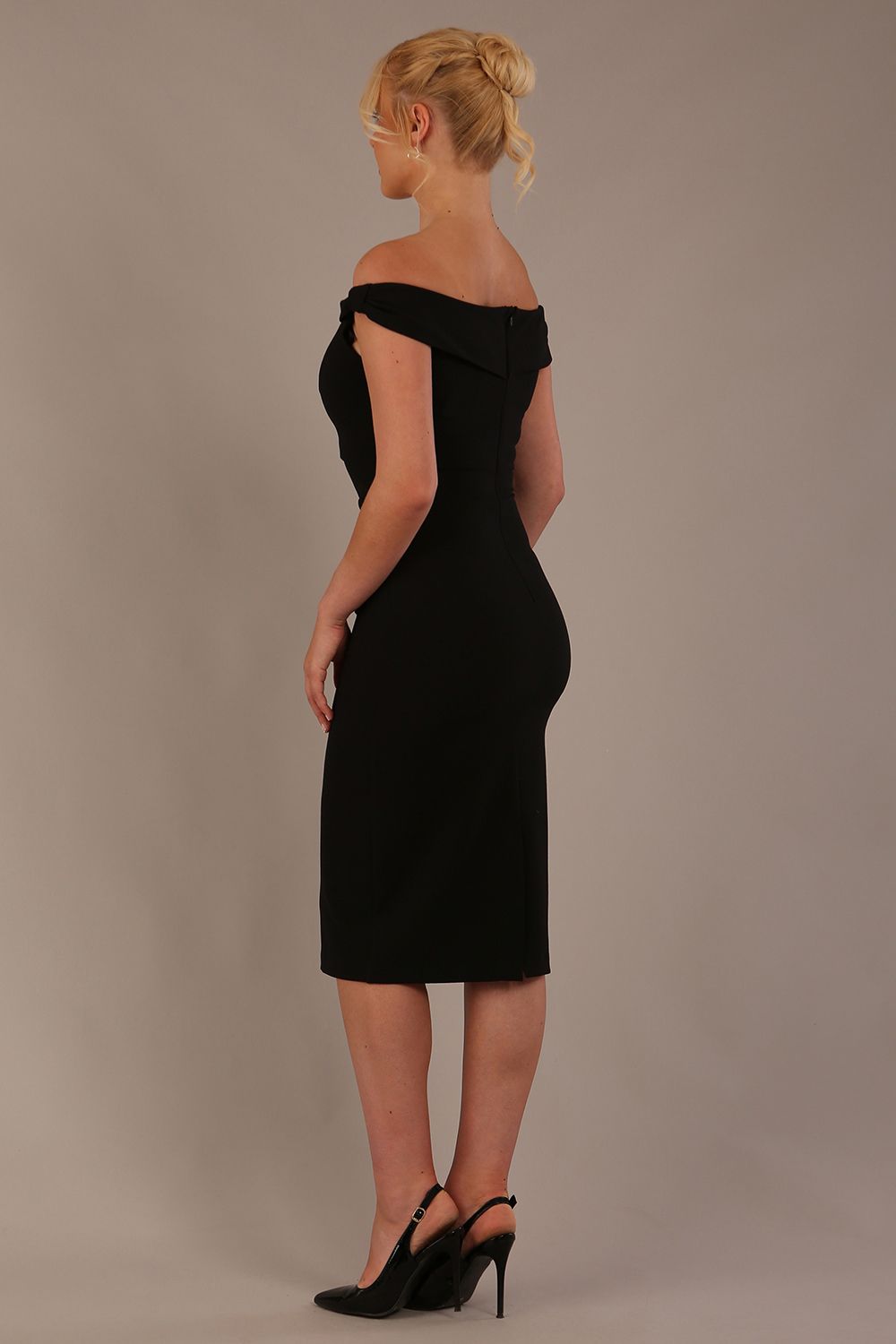 Cloud Off Shoulder Pencil Dress – Diva Catwalk, image 7