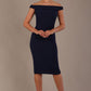 Cloud Off Shoulder Pencil Dress 