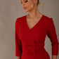 Corniche Double Bow Pencil Dress 