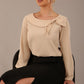 Cressida Bow Neck Long Sleeve Top 