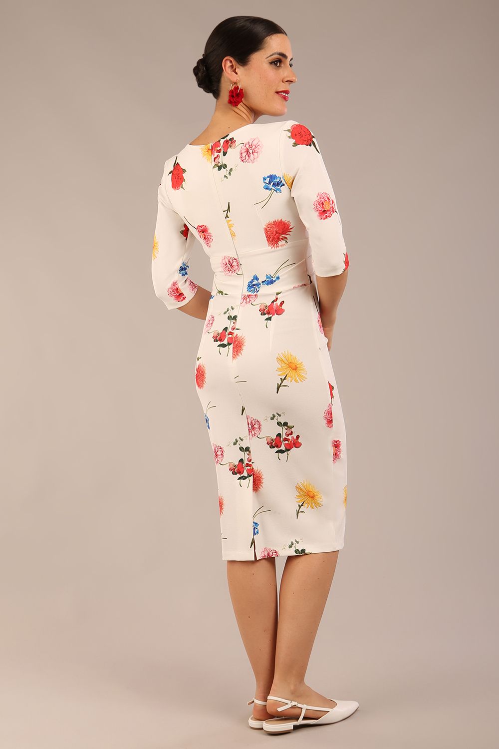 Cynthia Floral Print Dress – Diva Catwalk, image 4