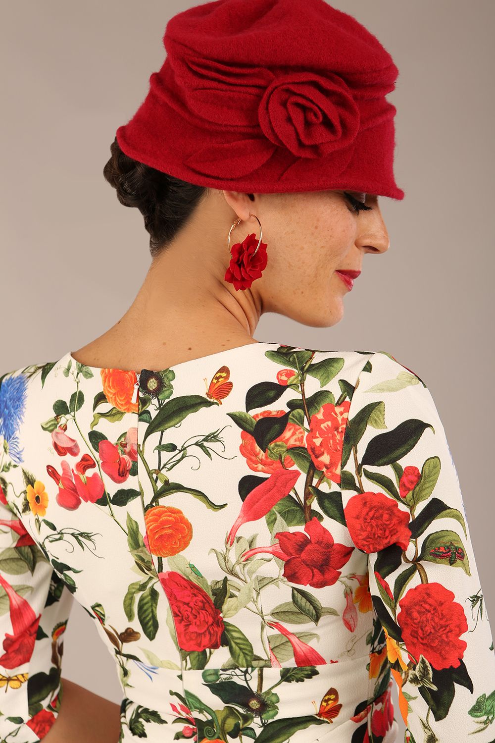 Cynthia Floral Print Dress – Diva Catwalk, image 9