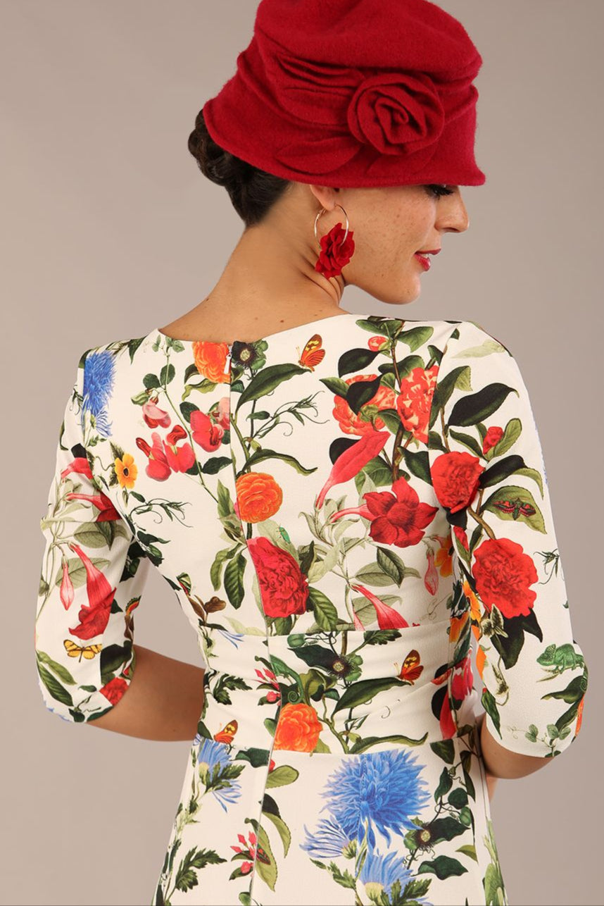 Cynthia Floral Print Dress – Diva Catwalk, image 2