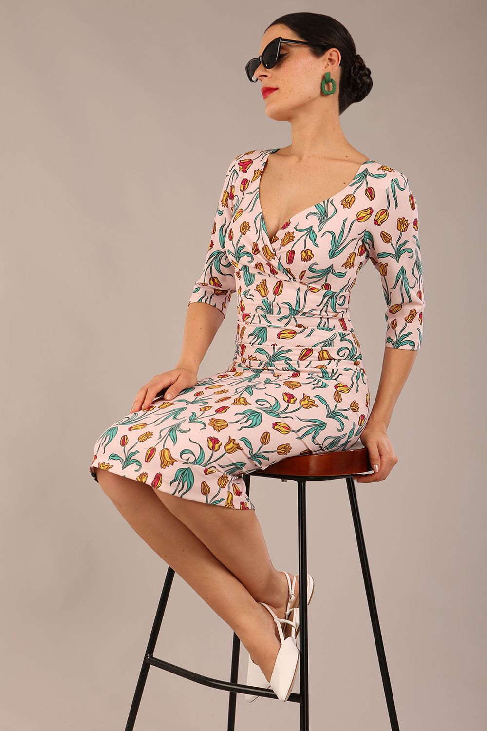 Cynthia Floral Print Dress – Diva Catwalk, image 16