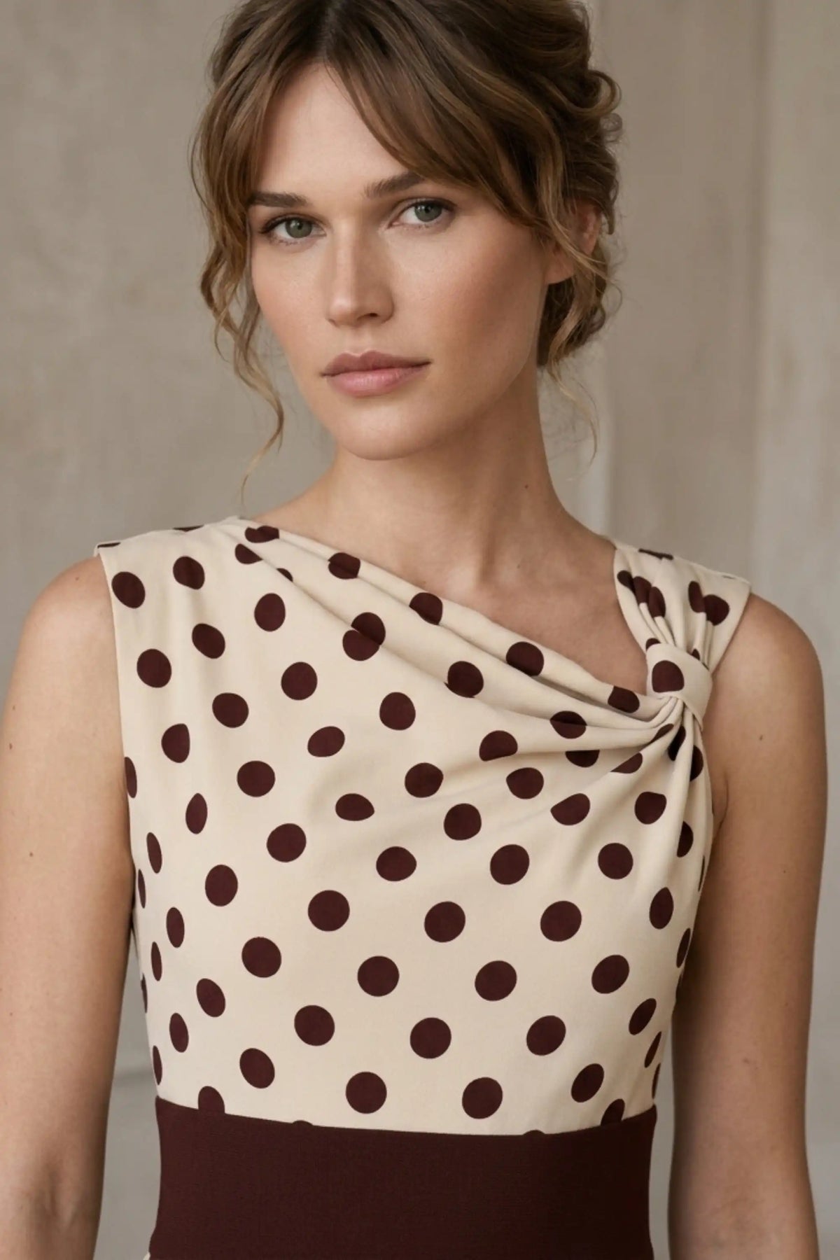 Suffolk Contrast Midriff Spot Dress – Diva Catwalk, image 10