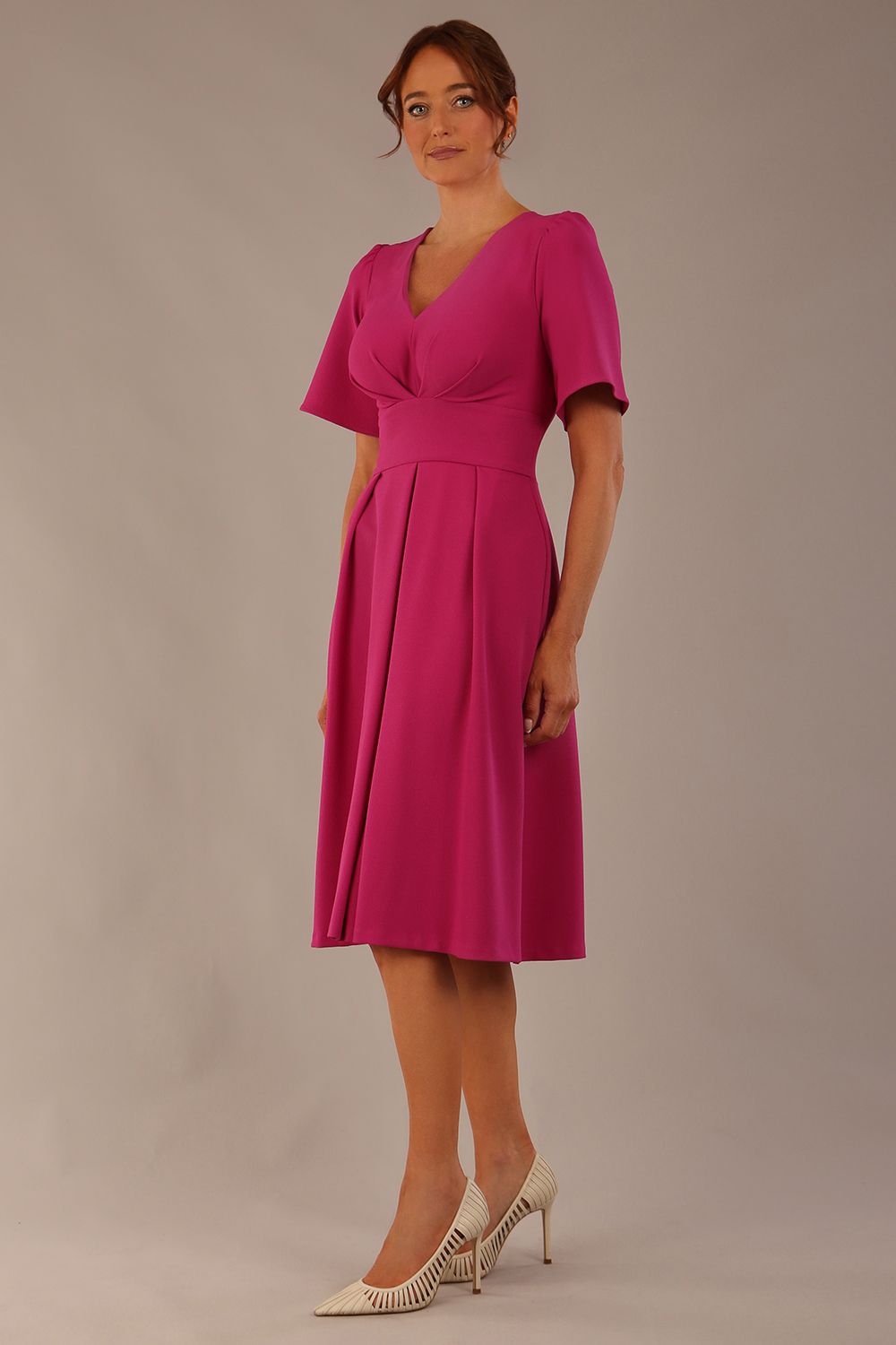 Dale Pleated A-Line Dress – Diva Catwalk, image 15