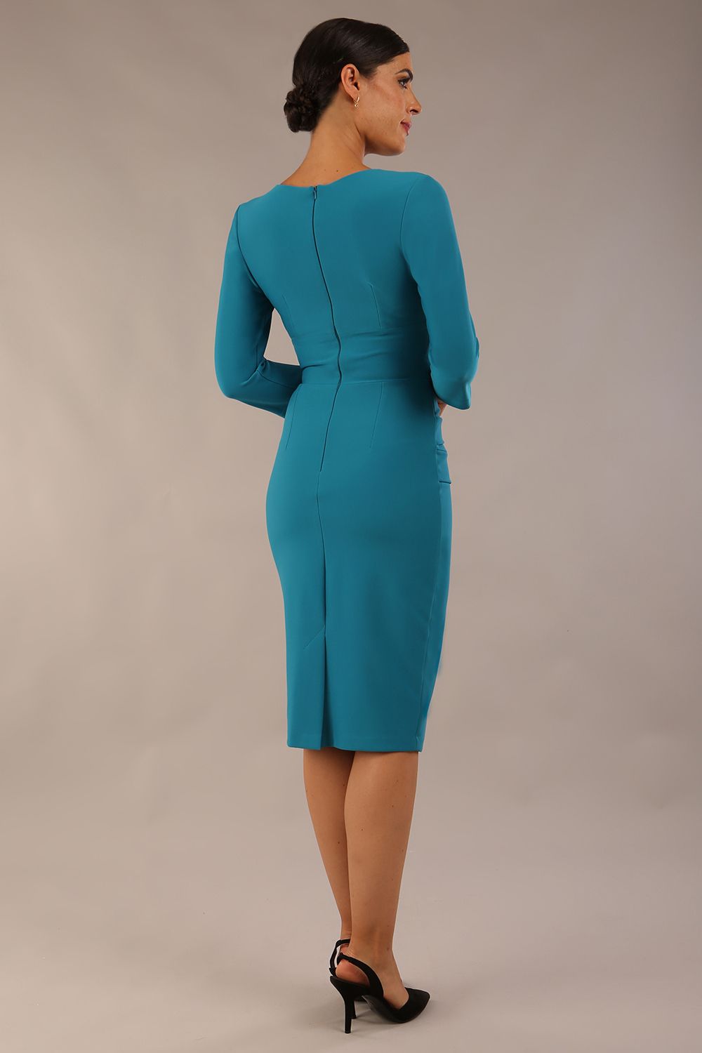 Daphne 3/4 Sleeved Dress – Diva Catwalk, image 18