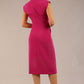 Derby Cap Sleeve Pencil Dress with Pockets 