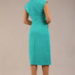 Derby Cap Sleeve Pencil Dress with Pockets 