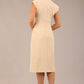 Derby Cap Sleeve Pencil Dress with Pockets 