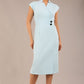Derby Cap Sleeve Pencil Dress with Pockets 