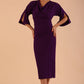 Diana Cowl Neck Pencil Dress 