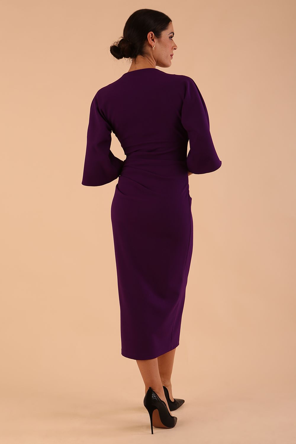 Diana Cowl Neck Pencil Dress – Diva Catwalk, image 14