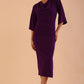 Diana Cowl Neck Pencil Dress 