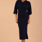 Diana Cowl Neck Pencil Dress 