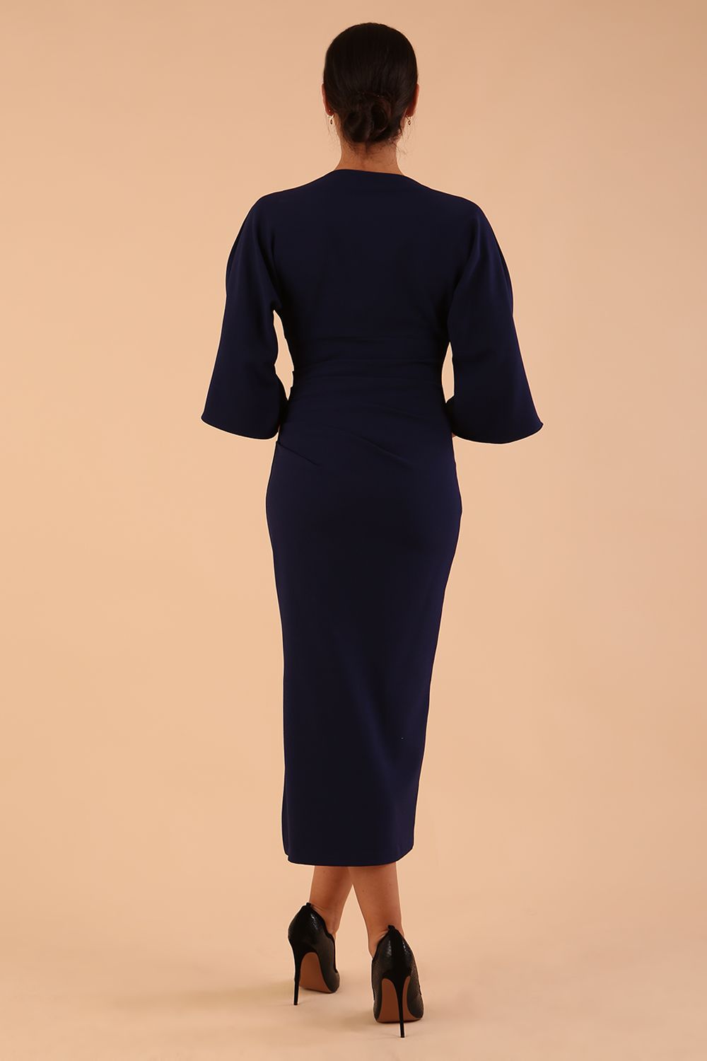 Diana Cowl Neck Pencil Dress – Diva Catwalk, image 4