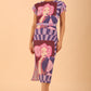 Dreamer Lady Print Midi Dress 