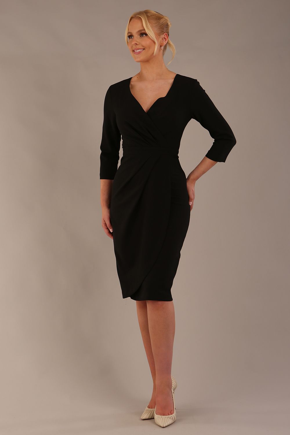 Elan Sleeved Tulip Style Dress – Diva Catwalk, image 8
