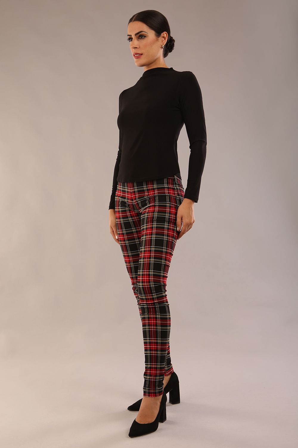 Elspeth Long Sleeve Slinky Stretch Top – Diva Catwalk, image 4